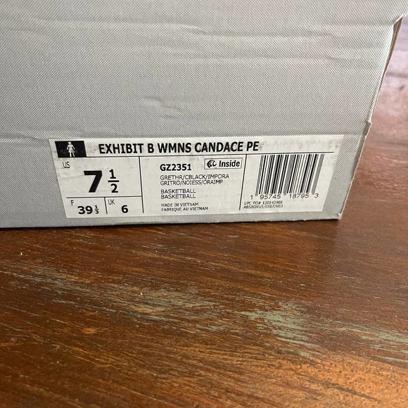 NWT ADIDAS EXHIBIT B Candace Parker Women's Mid Basketball Shoes Size 7.5 - Picture 3 of 10
